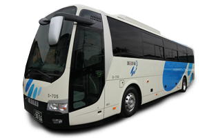 28年8月に納車された大型観光バス(55人乗り)