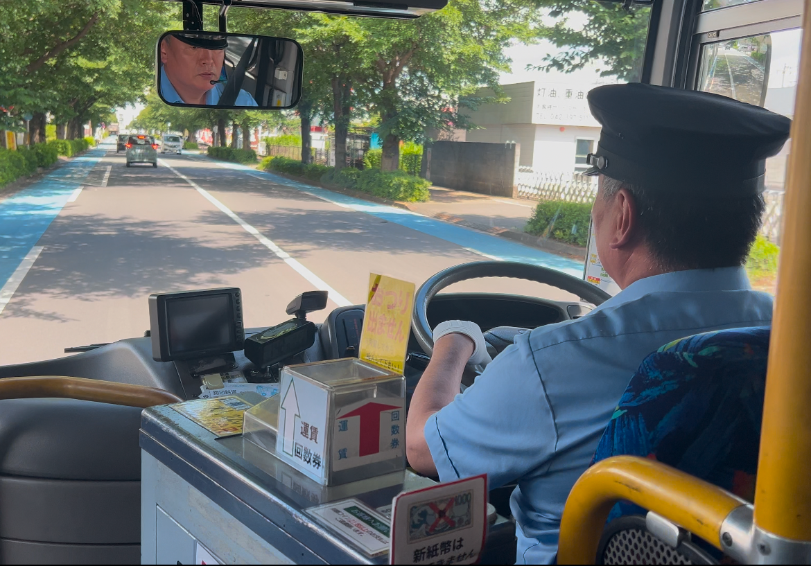 運転中の風景
